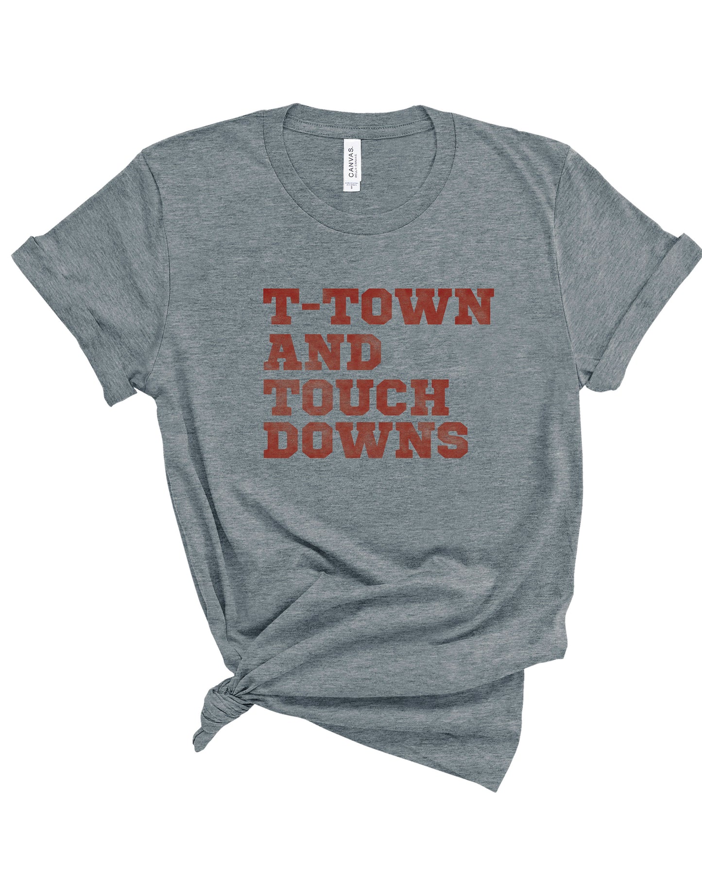 Load image into Gallery viewer, T-Town and Touchdowns | Adult Tee-Adult Tee-Sister Shirts-Sister Shirts, Cute &amp;amp; Custom Tees for Mama &amp;amp; Littles in Trussville, Alabama.
