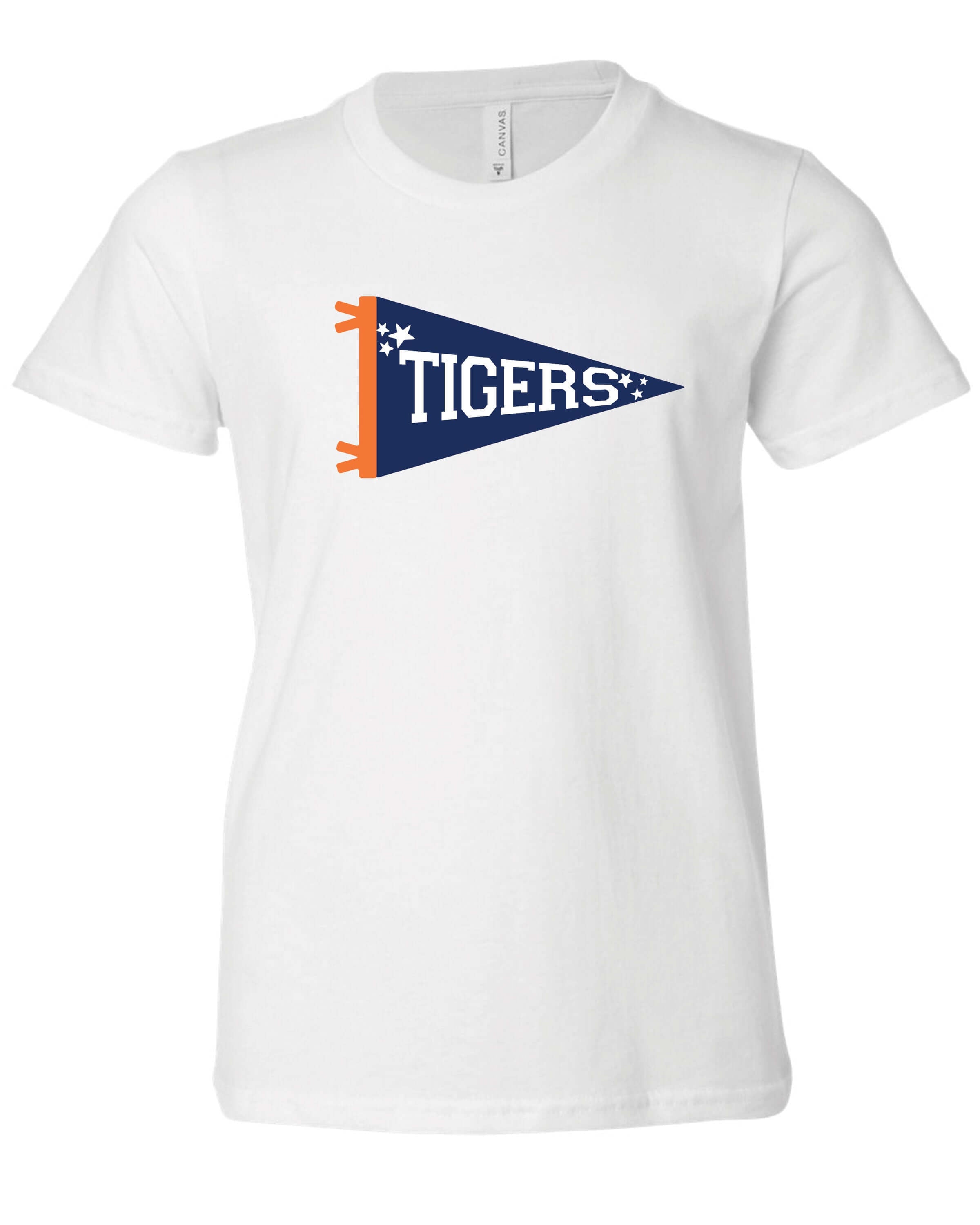 Auburn Tigers Gameday Pennant | Kids Tee-Youth - Tops - Tees-Sister Shirts-Sister Shirts, Cute & Custom Tees for Mama & Littles in Trussville, Alabama.